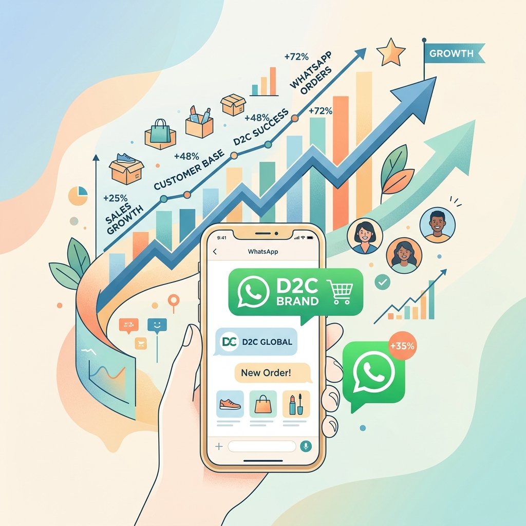 Grow D2C Brand on WhatsApp