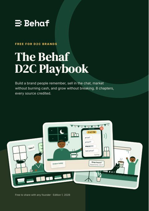 Cover of The Behaf D2C Playbook